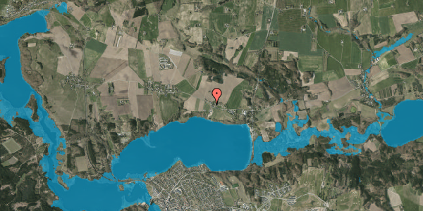Oversvømmelsesrisiko fra vandløb på Tulstrupvej 64, 8680 Ry