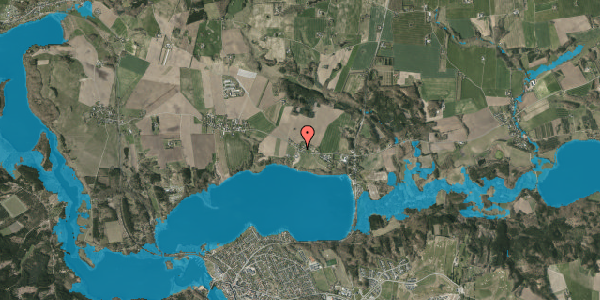 Oversvømmelsesrisiko fra vandløb på Tulstrupvej 66, 8680 Ry