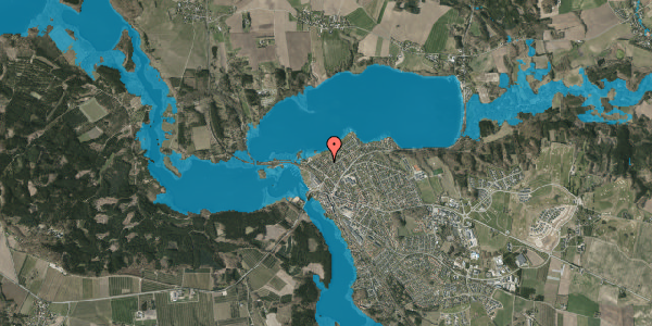 Oversvømmelsesrisiko fra vandløb på Vibevej 3, 8680 Ry