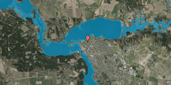 Oversvømmelsesrisiko fra vandløb på Vibevej 5, 8680 Ry