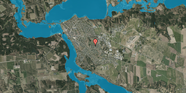Oversvømmelsesrisiko fra vandløb på Violvej 4, 8680 Ry