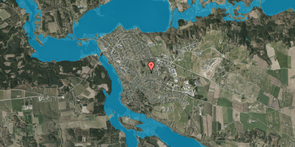 Oversvømmelsesrisiko fra vandløb på Violvej 14, 8680 Ry