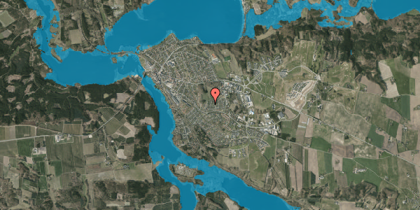 Oversvømmelsesrisiko fra vandløb på Violvej 18, 8680 Ry