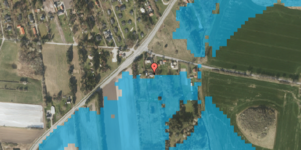 Oversvømmelsesrisiko fra vandløb på Bisgaard Forte 2A, 8305 Samsø
