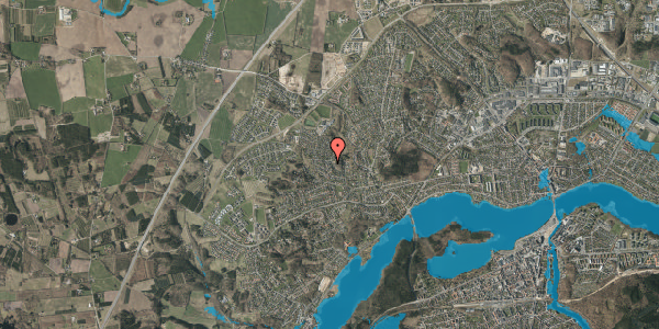 Oversvømmelsesrisiko fra vandløb på Duborgvej 12, 8600 Silkeborg