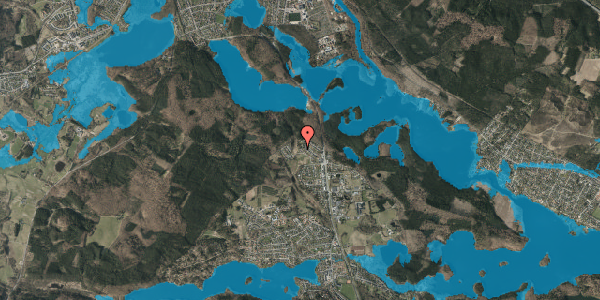 Oversvømmelsesrisiko fra vandløb på Ekkodalen 20, 8600 Silkeborg