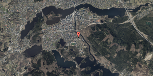 Oversvømmelsesrisiko fra vandløb på Gudenåvej 1B, 2. 4, 8600 Silkeborg
