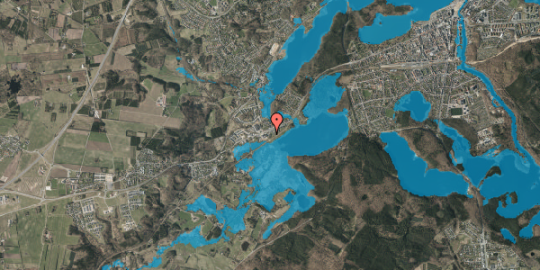 Oversvømmelsesrisiko fra vandløb på Lysbroparken 101, 8600 Silkeborg