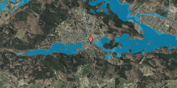 Oversvømmelsesrisiko fra vandløb på Paradisdalen 29, 8600 Silkeborg