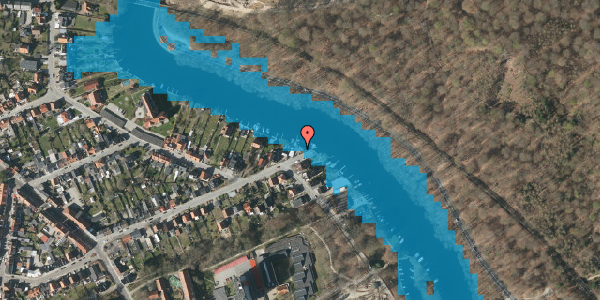Oversvømmelsesrisiko fra vandløb på Remstrupvej 41, 8600 Silkeborg