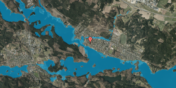 Oversvømmelsesrisiko fra vandløb på Sejs Søvej 21, 8600 Silkeborg