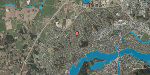 Oversvømmelsesrisiko fra vandløb på Vesterbakken 17, 8600 Silkeborg