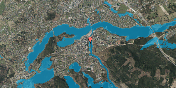 Oversvømmelsesrisiko fra vandløb på Zeltnersvej 3, 8600 Silkeborg