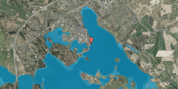 Oversvømmelsesrisiko fra vandløb på Adelgade 6B, 8660 Skanderborg