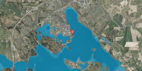 Oversvømmelsesrisiko fra vandløb på Adelgade 20E, 8660 Skanderborg