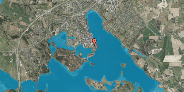Oversvømmelsesrisiko fra vandløb på Adelgade 21, st. th, 8660 Skanderborg