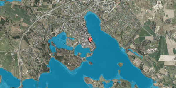 Oversvømmelsesrisiko fra vandløb på Adelgade 35C, 2. , 8660 Skanderborg