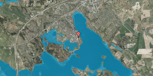 Oversvømmelsesrisiko fra vandløb på Adelgade 52C, 8660 Skanderborg