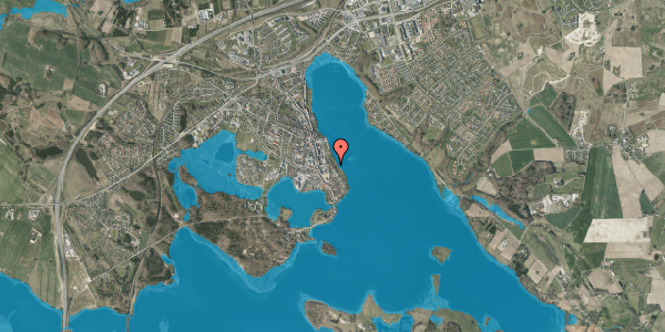 Oversvømmelsesrisiko fra vandløb på Alleen 17, 8660 Skanderborg