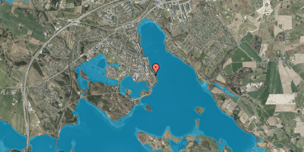 Oversvømmelsesrisiko fra vandløb på Alleen 34, st. th, 8660 Skanderborg
