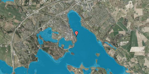 Oversvømmelsesrisiko fra vandløb på Alleen 35, 8660 Skanderborg