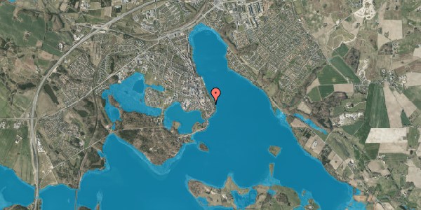 Oversvømmelsesrisiko fra vandløb på Alleen 38, 8660 Skanderborg