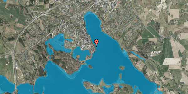 Oversvømmelsesrisiko fra vandløb på Alleen 45, 8660 Skanderborg