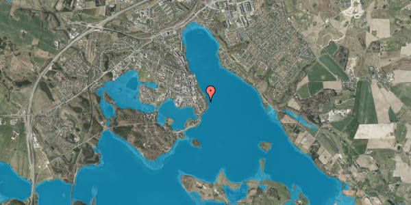Oversvømmelsesrisiko fra vandløb på Alleen 51, 8660 Skanderborg