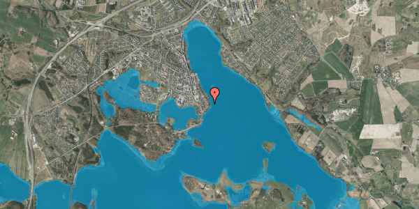 Oversvømmelsesrisiko fra vandløb på Alleen 52, 8660 Skanderborg