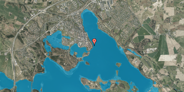 Oversvømmelsesrisiko fra vandløb på Alleen 59, 8660 Skanderborg