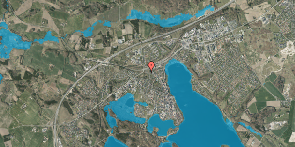 Oversvømmelsesrisiko fra vandløb på Anesmindevej 9, 8660 Skanderborg