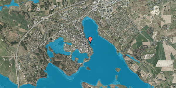 Oversvømmelsesrisiko fra vandløb på Asylgade 11, 8660 Skanderborg