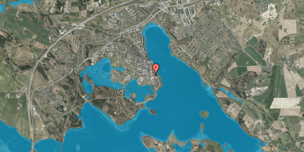 Oversvømmelsesrisiko fra vandløb på Asylgade 24, 8660 Skanderborg