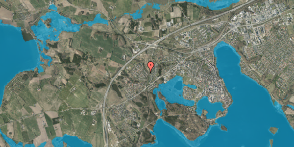 Oversvømmelsesrisiko fra vandløb på Bakkefaldet 2, 8660 Skanderborg