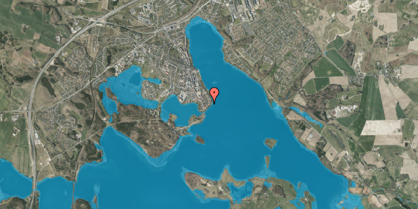 Oversvømmelsesrisiko fra vandløb på Bakken 15, 8660 Skanderborg