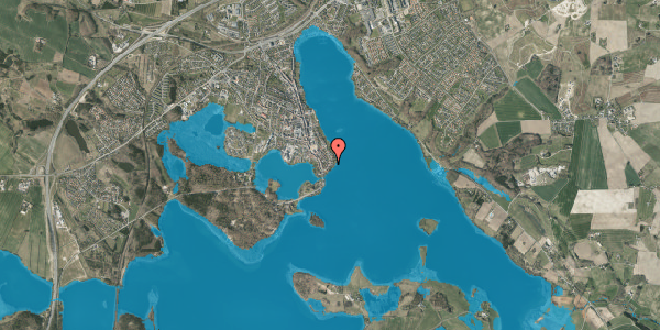 Oversvømmelsesrisiko fra vandløb på Bakken 17, 8660 Skanderborg