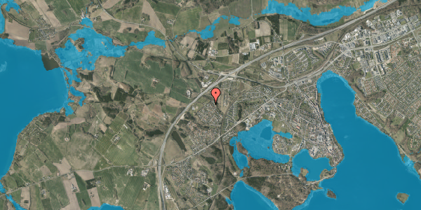Oversvømmelsesrisiko fra vandløb på Bakkevangen 8, 8660 Skanderborg