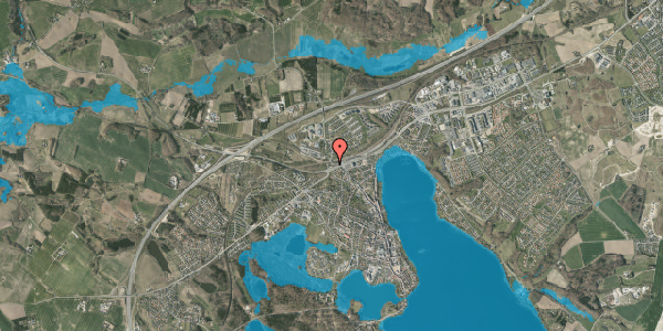 Oversvømmelsesrisiko fra vandløb på Blindgade 7, 8660 Skanderborg