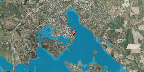 Oversvømmelsesrisiko fra vandløb på Borgergade 5, 8660 Skanderborg