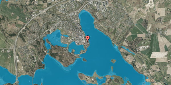 Oversvømmelsesrisiko fra vandløb på Borgergade 6, st. , 8660 Skanderborg