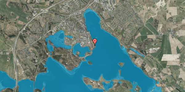 Oversvømmelsesrisiko fra vandløb på Borgergade 30, 8660 Skanderborg