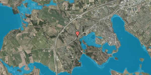 Oversvømmelsesrisiko fra vandløb på Brovænget 6, 8660 Skanderborg