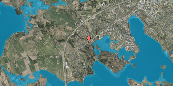 Oversvømmelsesrisiko fra vandløb på Brovænget 12, 8660 Skanderborg