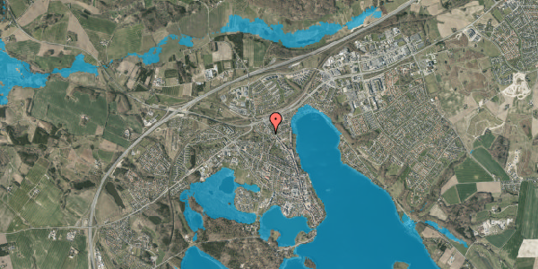 Oversvømmelsesrisiko fra vandløb på Bryggervej 3, 8660 Skanderborg