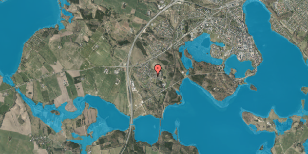 Oversvømmelsesrisiko fra vandløb på Byleddet 2, 8660 Skanderborg