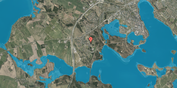 Oversvømmelsesrisiko fra vandløb på Byleddet 11, 8660 Skanderborg