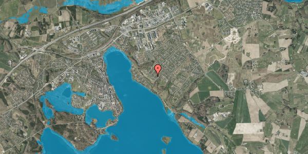 Oversvømmelsesrisiko fra vandløb på Bøgevej 2, 8660 Skanderborg