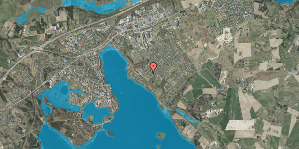 Oversvømmelsesrisiko fra vandløb på Bøgevej 4, 8660 Skanderborg