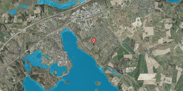 Oversvømmelsesrisiko fra vandløb på Bøgevej 6, 8660 Skanderborg