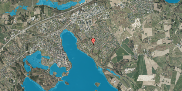 Oversvømmelsesrisiko fra vandløb på Bøgevej 7, 8660 Skanderborg